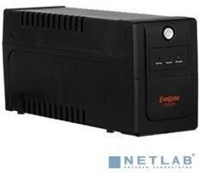 EXEGATE EP285555RUS ИБП Power Back BNB-650.LED.AVR.EURO.RJ.USB <650VA/360W, LED, AVR,2 евророзетки, RJ45/11, USB, Black>