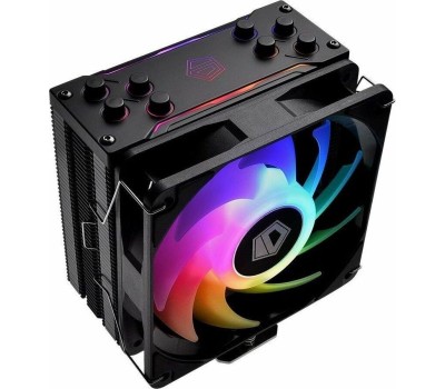 ID-COOLING Кулер SE-214-XT LGA1700/1200/115X/AM4 (16шт/кор, TDP 180W, PWM, 4 тепл.трубки прямого контакта, FAN 120mm, Dynamic Multi-Color LED) RET