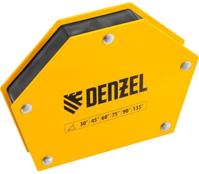 Фиксатор магнитный DENZEL Фиксатор магнитный для сварочных работ усилие 75 LB, 30х45х60х75х90х135 град. Denzel 97556