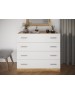 Комод НК-МЕБЕЛЬ FRESCO комод КМ-100(N) Белый/Дуб Вотан 72518529