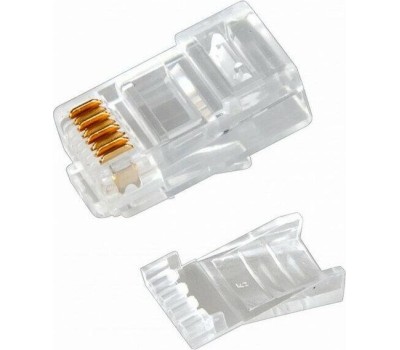 REXANT Разъем RJ-45(8P8C) под витую пару, UTP, CAT 6, с вставкой