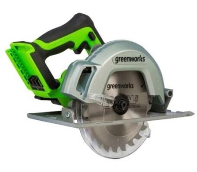 Циркулярная пила Greenworks GD24CS 24В Дисковая пила акк. (без аккум.бат и зарядн.уст-ва) [1500907]