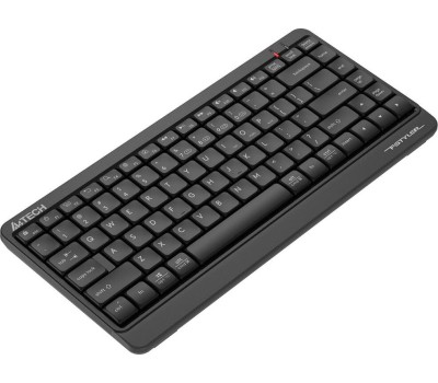 Клавиатура A4TECH Клавиатура Fstyler FBK11, беспроводная, USB, Bluetooth/Радиоканал, мембранная, черный/серый [fbk11 grey]