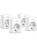 TP-LINK Умная розетка TAPO P100(4-PACK), EU VDE, Wi-Fi, белый
