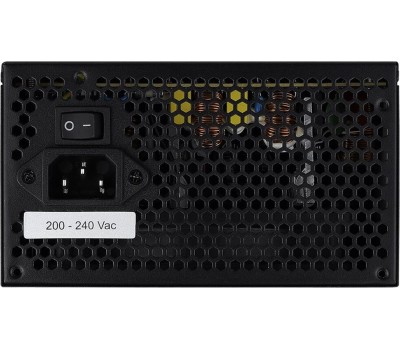 Блок питания AEROCOOL Блок питания 700W VX PLUS 700 черный RGB (ATX, APFC, 20+4 pin, 2xPCIe 6+2P, 3хMolex, 6xSATA, 120mm fan) (VX PLUS 700 RGB)