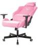 Кресло компьютерное игровое KNIGHT Кресло игровое N1, ткань, до 150кг, регулируемые 3D подлокотники, розовый