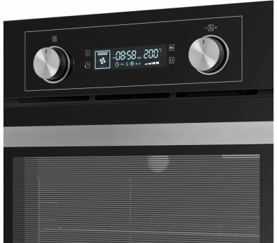 Духовой шкаф электрический MAUNFELD Духовой шкаф электрический AEOH6062B, 60л, дверца с 3 стеклами, черный
