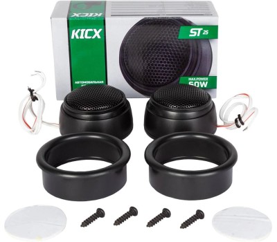 Автоакустика KICX Колонки автомобильные ST 25, 2.6 см (1 дюйм), комплект 2 шт. [2012504]