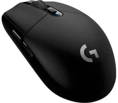 LOGITECH Мышь беспроводная G304 Lightspeed, игровая, радио, оптическая, USB, 12000dpi, черный [910-005284]