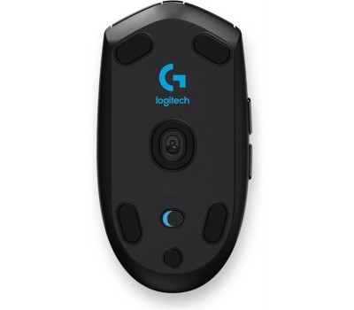 LOGITECH Мышь беспроводная G304 Lightspeed, игровая, радио, оптическая, USB, 12000dpi, черный [910-005284]