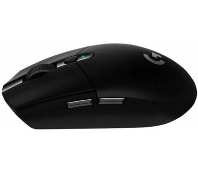 LOGITECH Мышь беспроводная G304 Lightspeed, игровая, радио, оптическая, USB, 12000dpi, черный [910-005284]