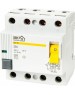 IEK Выключатель дифф. тока (УЗО) ВД1-63 (MDV10-4-025-030) 25A 4П 400В 4 модуля белый (упак.:1шт)