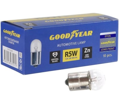 Лампа светодиодная GOODYEAR Автолампа GY R5W 12V 5W BA15s (коробка: 10шт)