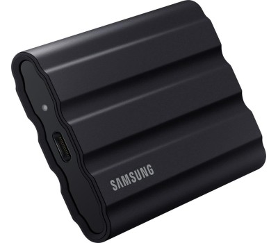 Внешний диск SAMSUNG 4ТБ Внешний диск SSD T7 Shield, USB-C, запись - 1000МБ/с, чтение - 1050МБ/с, черный [mu-pe4t0s/ww]
