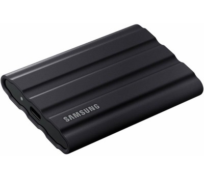 Внешний диск SAMSUNG 4ТБ Внешний диск SSD T7 Shield, USB-C, запись - 1000МБ/с, чтение - 1050МБ/с, черный [mu-pe4t0s/ww]
