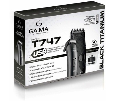 Триммер GA.MA Машинка для стрижки и триммер (Набор) T742/T827