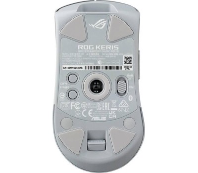 ASUS Мышь P709 ROG KERIS WL AIMPOINT WHT 75g 36,000DPI Bluetooth 5.1 2.4GHz 5buttons