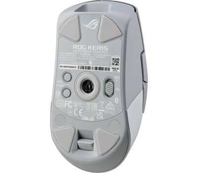 ASUS Мышь P709 ROG KERIS WL AIMPOINT WHT 75g 36,000DPI Bluetooth 5.1 2.4GHz 5buttons