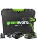 GREENWORKS Дрель-шуруповерт GD24DD35K2 аккум. патрон:быстрозажимной (кейс в комплекте) (3704007UA)