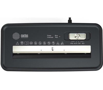 шредеры CACTUS Уничтожитель бумаг CS-SH-P2, P-2, 7мм, 6 лист. одновременно, 10л