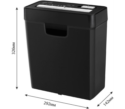 шредеры CACTUS Уничтожитель бумаг CS-SH-P2, P-2, 7мм, 6 лист. одновременно, 10л