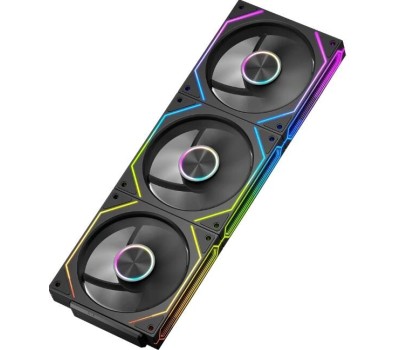 PCCOOLER Вентилятор F3 X120 BK 120мм, 4-pin, 1800об/мин, 15 - 28.4 дБ, ARGB, черный, Ret [f3x120-bkac112-gl]