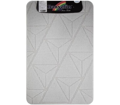 САНАКС - Коврик в ванную КРОСС-Л00П, одинарный, БЕЖЕВЫЙ, однотонный, 500х800 мм,100% полиэстер 00846