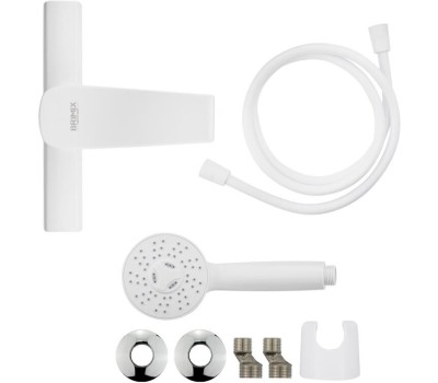 BRIMIX - Смеситель в ДУШ, шаровый, из высокопрочного АБС пластика, ПРЕМИУМ, цвет БЕЛЫЙ. 5935