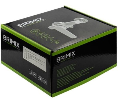 BRIMIX - Смеситель в ДУШ, шаровый, из высокопрочного АБС пластика, ПРЕМИУМ, цвет БЕЛЫЙ. 5935