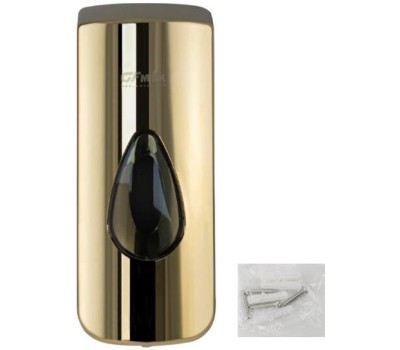 GFmark - Дозатор для жидкого мыла 350 мл, из АБС пластика, цвет ЗОЛОТО. 630-G