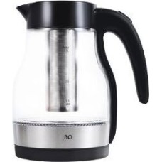 Чайник электрический с ситом BQ KT2046G BLACK-STEEL (1,7л. стекло)