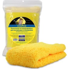 Салфетка для автомобиля GOODYEAR GY000005 полотенце из микрофибры для интерьера и полировки 40x40 см (450 г/м2)