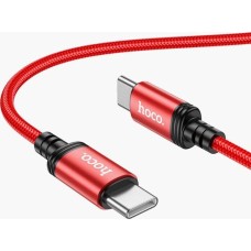 Кабель HOCO (6931474784391) X89 Wind Type-C (m) - Type-C (m) 1.0m - красный