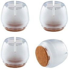 РЫЖИЙ КОТ Протектор для ножек 4шт, силикон/войлок, размер S (105020)