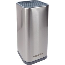 Подставка APPETITE ZJBL1 нерж/пласт для ножей 10*23,5см