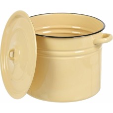 Кастрюля СИБИРСКИЕ ТОВАРЫ С41626.з,С41626.П,С41626.СГ эмал цил 14,0л без рис