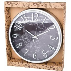 Часы настенные LEFARD 220-293 LOVELY HOME ТЕМНЫЙ МРАМОР d36см циферблат d31см