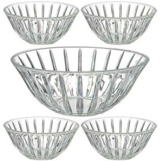 Набор салатников LEFARD 691-066 LINES 1600/300мл (5 предметов)