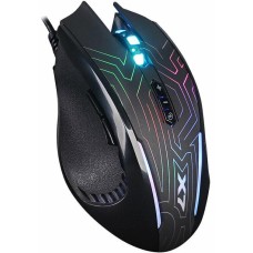 A4TECH Мышь проводная X87, игровая, оптическая, USB, 2400dpi, черный [x87 (maze)]