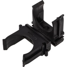 REXANT Крепеж-клипса для трубы ø25мм, черная (100 шт/уп)