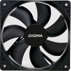 DIGMA Вентилятор для корпуса DFAN-120-7 120х120x25 черный 3-pin 4-pin (Molex) 23дБ Ret