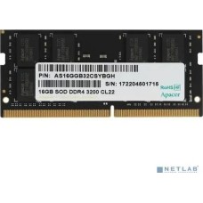 Apacer DDR4 SODIMM 16GB 3200MHz (PC4-25600) CL22 1.2V ES.16G21.GSH