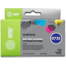 Картридж CACTUS Картридж CS-EPT0735, T0735, черный / голубой / пурпурный / желтый / CS-EPT0735
