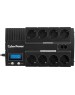 ИБП CYBERPOWER ИБП BR700ELCD {Line-Interactive, 700VA/420W USB/RJ11/45/USB charger A (4+4 EURO), 12В/7,2 Ач х 1}
