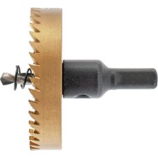 Коронка DENZEL Коронка по металлу HSS, 70 мм, нитридтитановое покрытие 724123