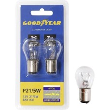 Лампа светодиодная GOODYEAR Автолампа GY P21/5W 12V 21/5W BAY15d (блистер: к-т 2шт)