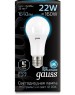 GAUSS Упаковка ламп LED E27, шар, 22Вт, 10 шт. [102502222]