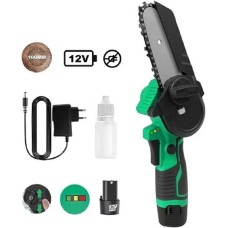 Цепная пила ZITREK Цепная пила GreenSaw 12, аккумуляторная, 12В, 2Ач, с одним аккумулятором [085-4448]