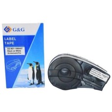 Картридж G&G Картридж GG-M21-1000427, 25.4мм, черный шрифт, белый фон, 4.27м, GG-M21-1000427