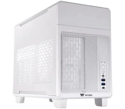 THERMALTAKE Корпус TR100 белый без БП miniITX 8x140mm 2x200mm 2xUSB3.0 audio bott PSU